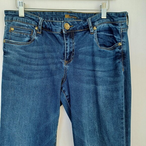 Kut from the Kloth Womens Medium Blue Wash Denim Size 8 - Picture 6 of 14